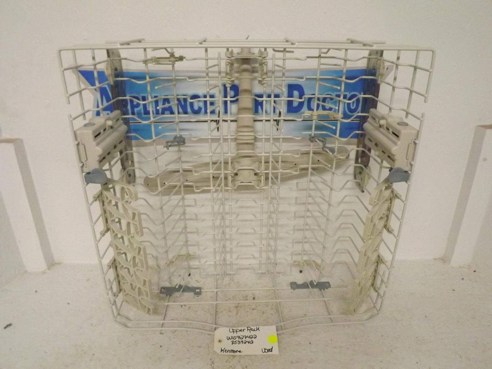 Kenmore Dishwasher W10727422 8539242 Upper Rack Used Kenmore Dishwasher W10727422 8539242 Upper Rack Used